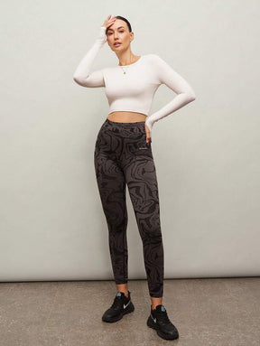 Camiseta Cropped Manga Longa Gabi