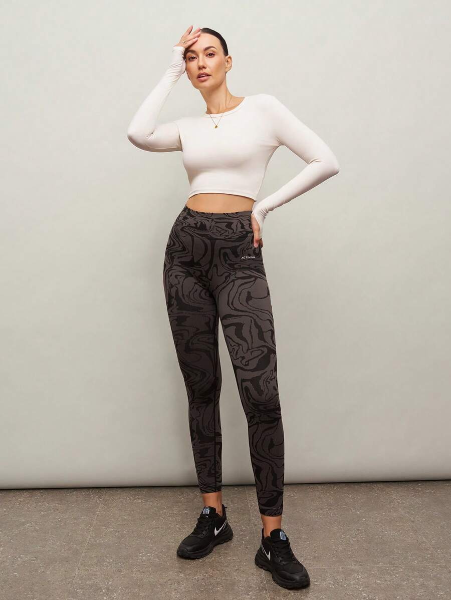 Camiseta Cropped Manga Longa Gabi